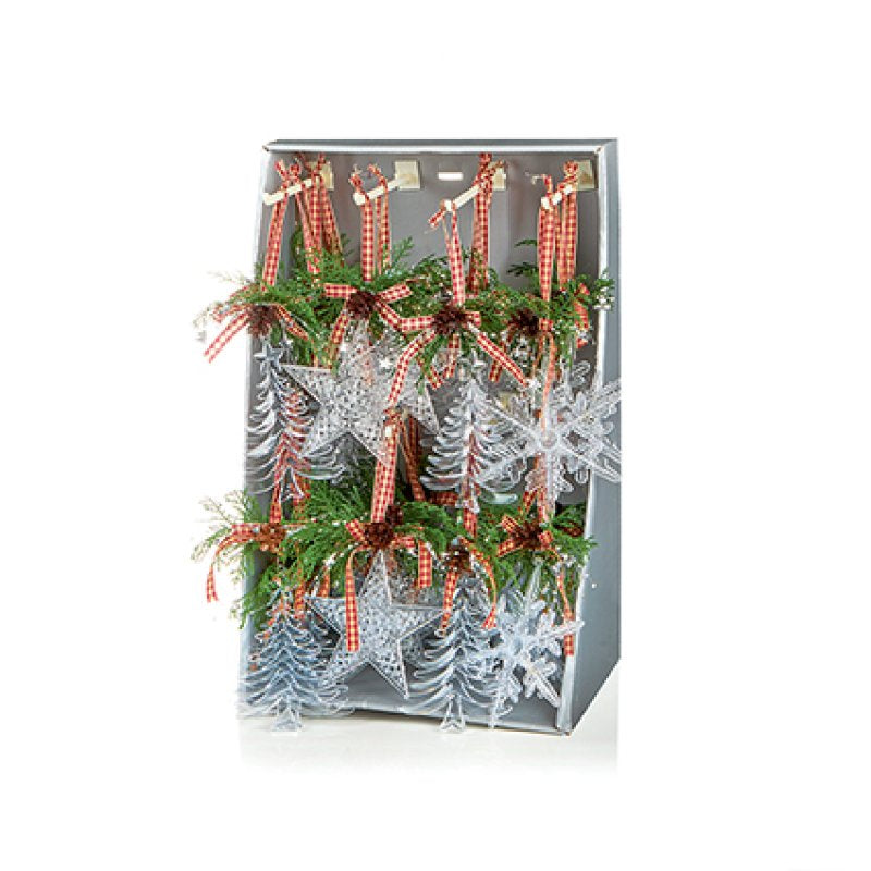 Premier 11cm Floristry Hanging Decoration with Gems Assorted