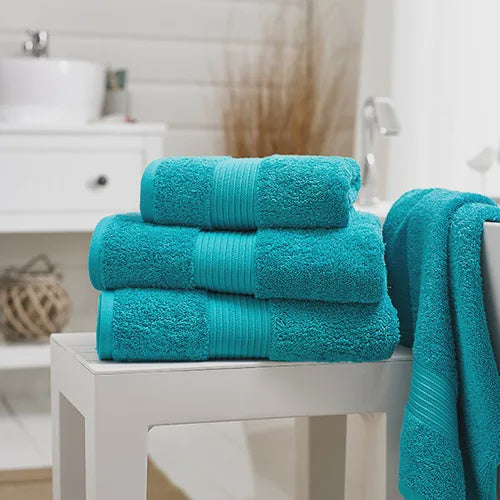 Bliss Pima 650gsm Supersoft Fluffy Cotton Towel Teal
