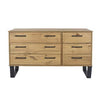 Texas 3+3 Dwr Wide Chest Tx533topx1 Txchestlegx1 (Self Assembly) (DHD) Image 1