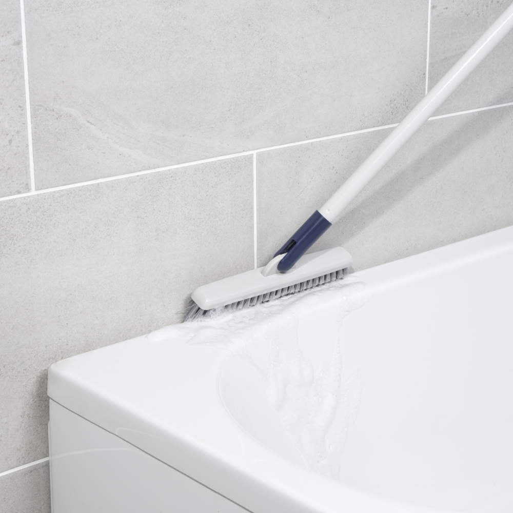 Beldray V-Shaped Scrubbing Brush with Telescopic Handle