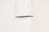 Thames Single Narrow Rope Shelf, Grey Effect Foil (DHD) Image 1