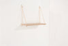 Thames Single Narrow Rope Shelf, Oak Effect Foil (DHD) Image 1