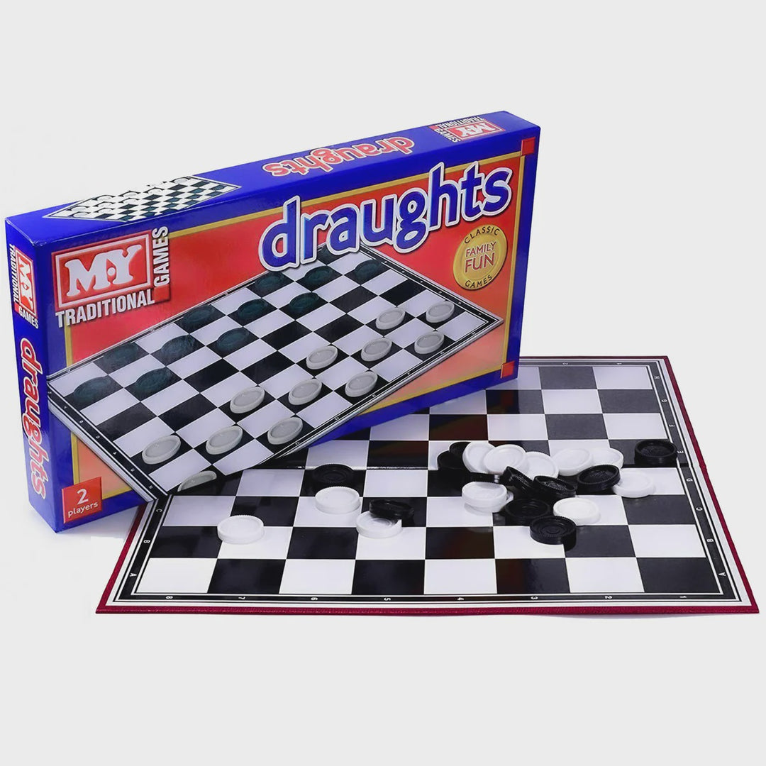 Traditional Folding Draughts Game