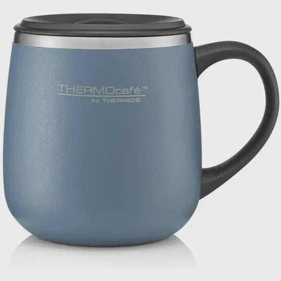 Thermos  Translucent Insulated Desk Mug - 280ml Blue