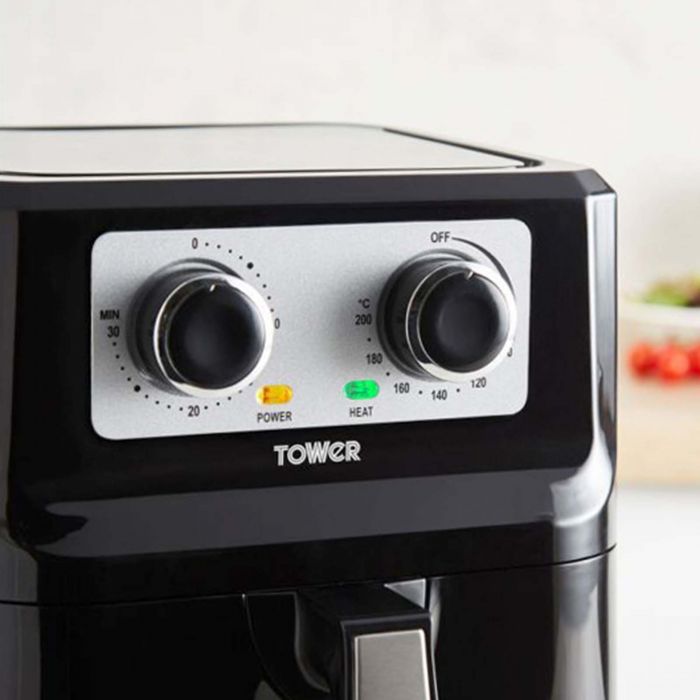 Tower Vortx 5Ltr Single Basket Air Fryer Black