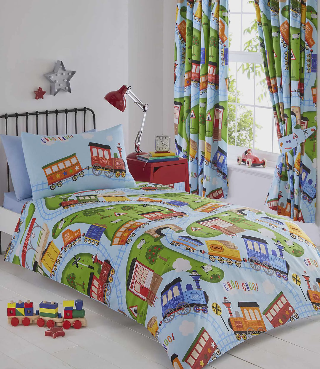 Trains Duvet Cover Set Single