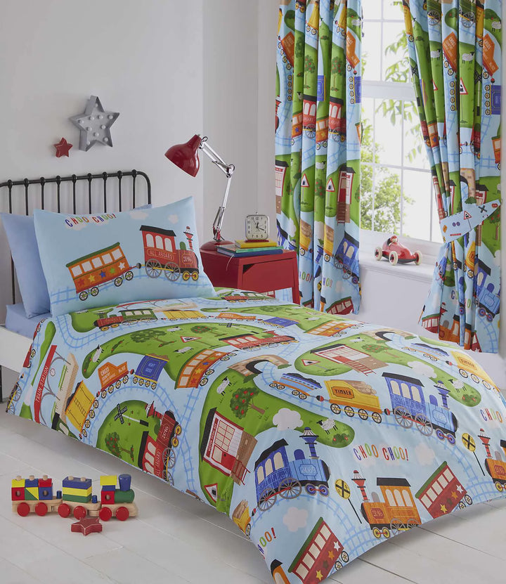 Trains Duvet Cover Set Single