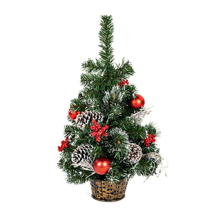 Premier 60cm Red Dressed Christmas Tree G60