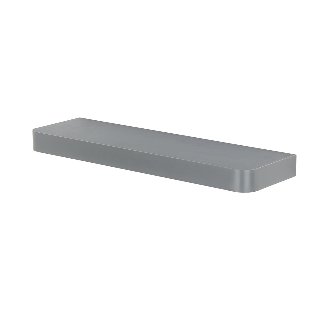 Trent - Narrow Floating Shelf Kit - Matt Grey 50 x 14.5cm (DHD) Image 1