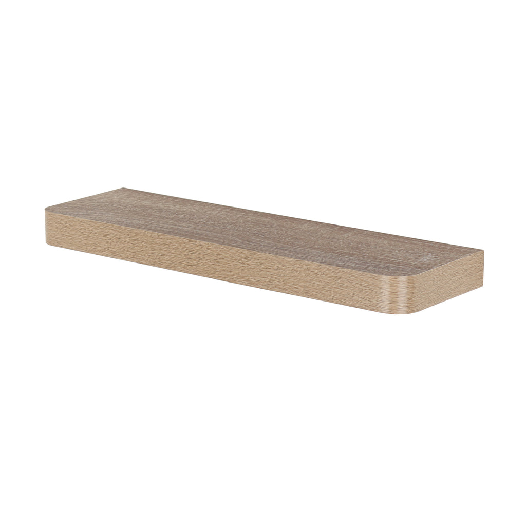 Trent - Narrow Floating Shelf Kit - Oak Effect 50 x 14.5cm (DHD) Image 1