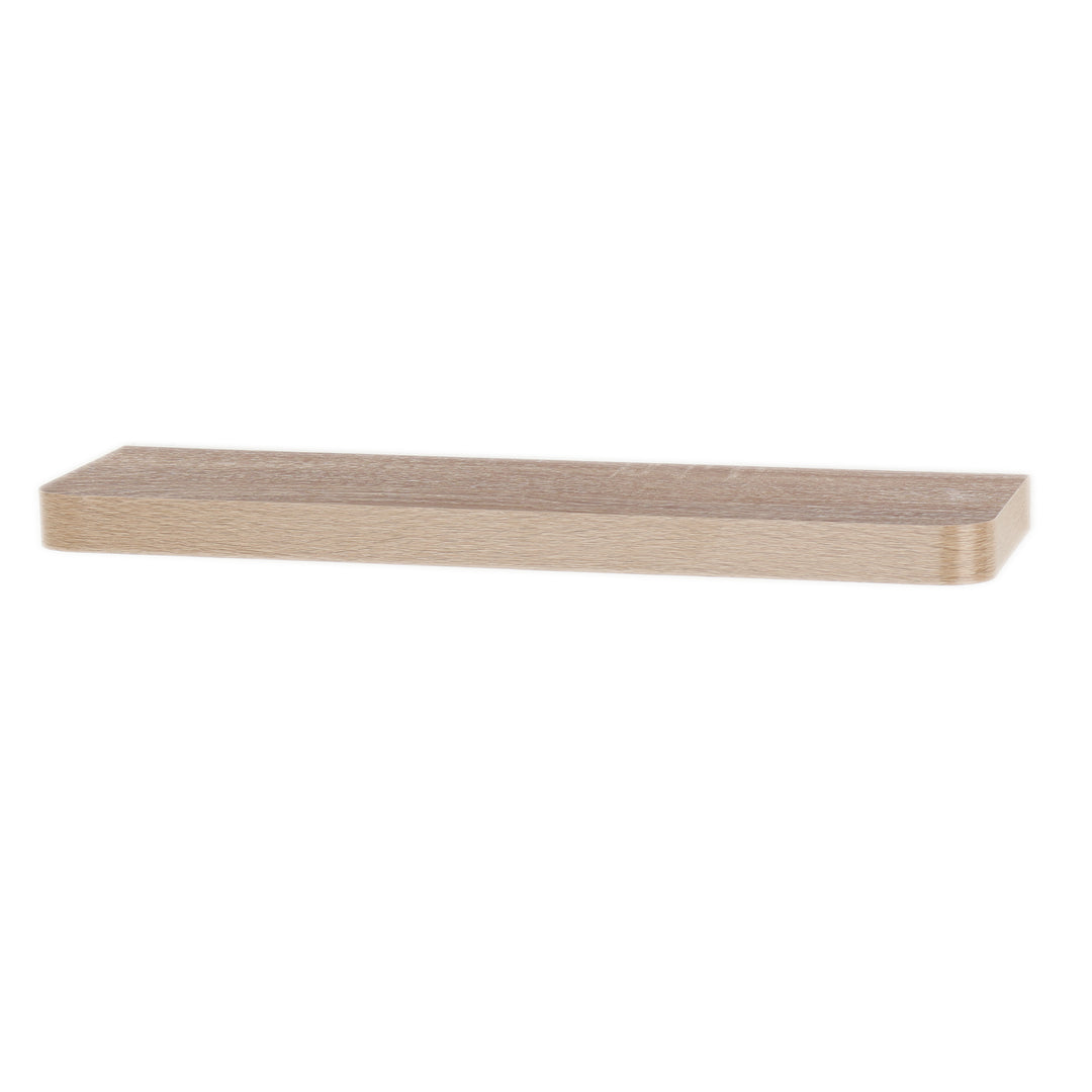Trent - Narrow Floating Shelf Kit - Oak Effect 80 x 14.5cm (DHD) Image 1