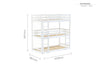 Birlea Tressa Triple Bunk Bed (Self Assembly) (DHD)