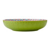 Mikasa Green Geometric Stoneware Bowl, 900ml, 21 x 5cm
