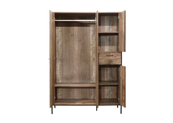 Birlea Urban 4 Door Wardrobe (Self Assembly) (DHD)
