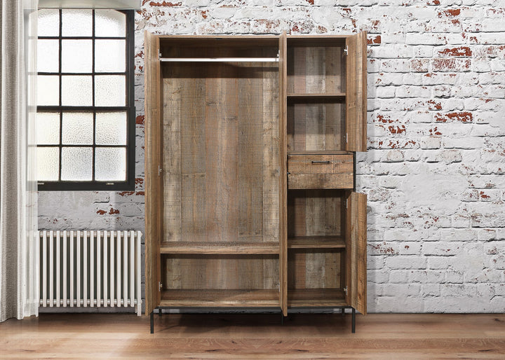 Birlea Urban 4 Door Wardrobe (Self Assembly) (DHD)