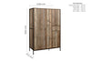Birlea Urban 4 Door Wardrobe (Self Assembly) (DHD)