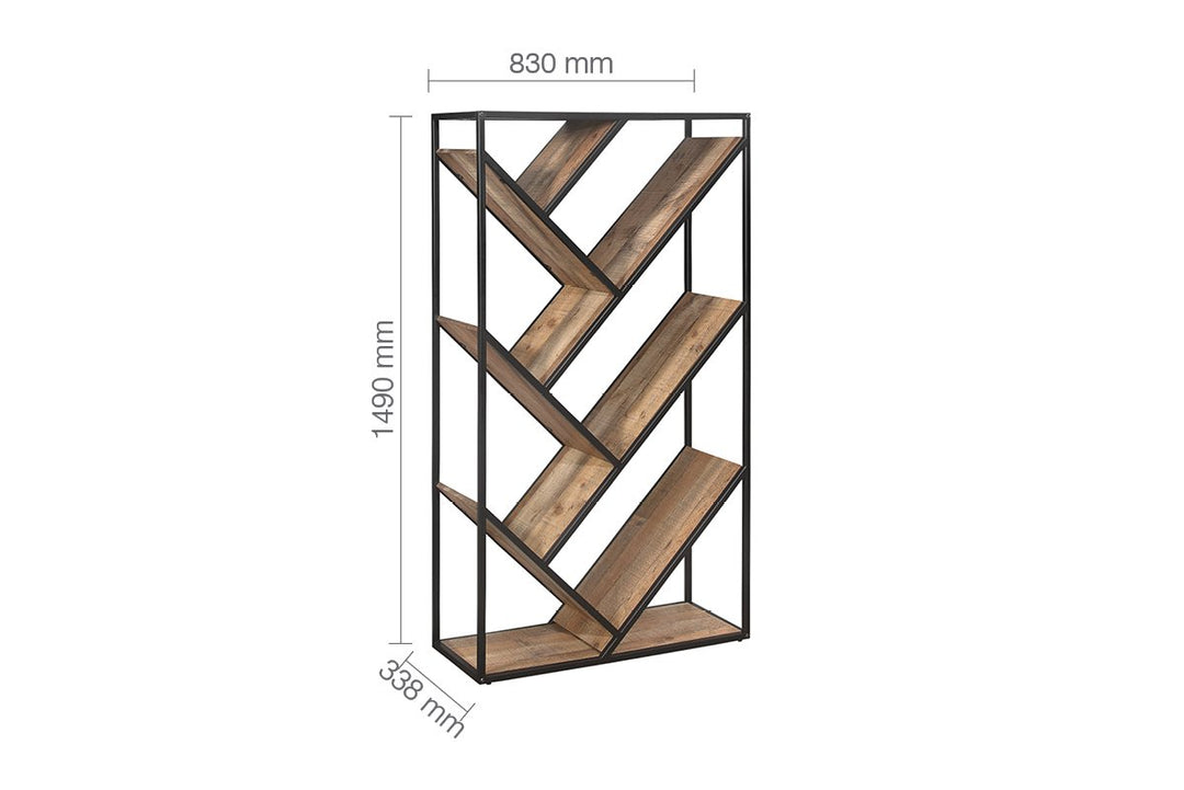 Birlea Urban Diagonal Bookcase (Self Assembly) (DHD)