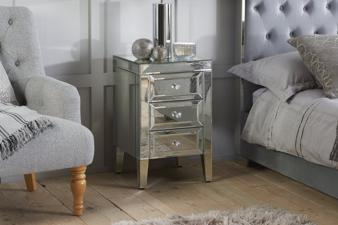 Birlea Valencia 3 Drawer Bedside (DHD)