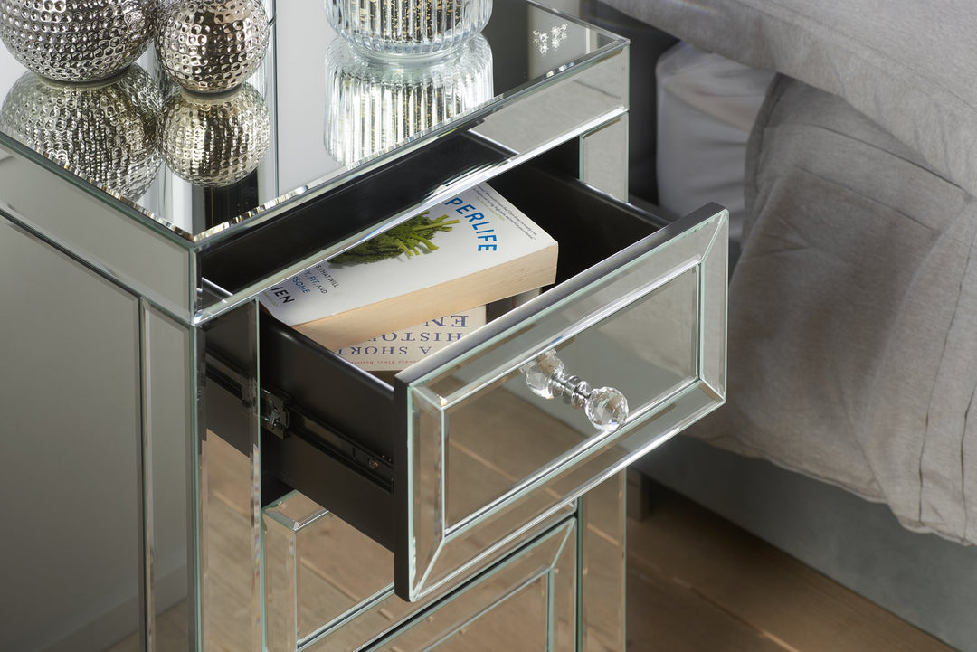 Birlea Valencia 3 Drawer Bedside (DHD)