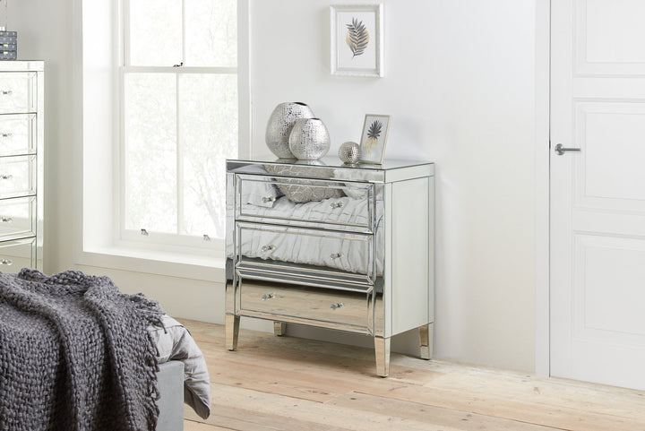 Birlea Valencia 3 Drawer Chest (DHD)