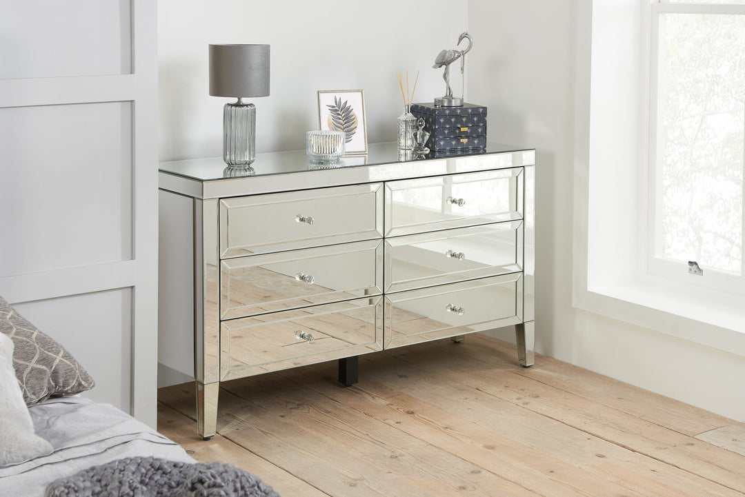 Birlea Valencia 6 Drawer Chest (DHD)
