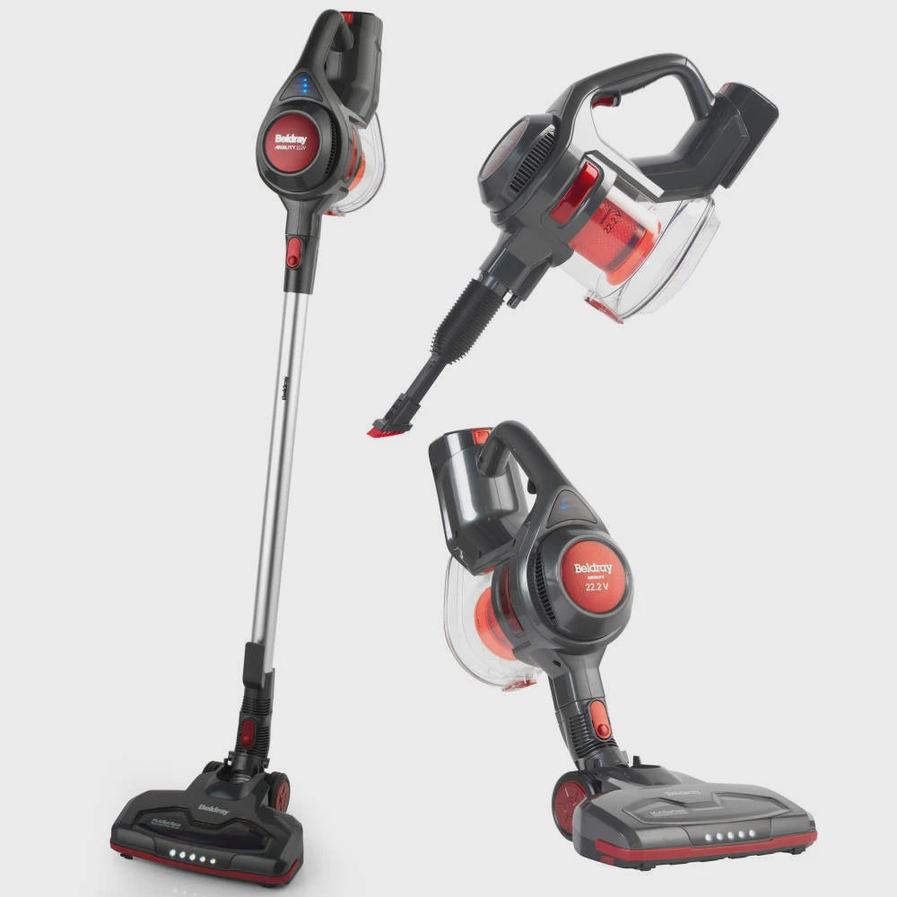 Beldray Airgility Cordless Vacuum Cleaner - Red