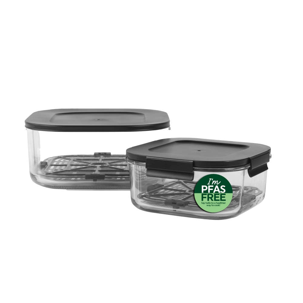 Salter Crisp &amp; Go Family Set Glass Air Fryer Containers