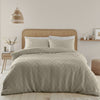 Waffle Checkerboard Duvet Cover Set
