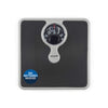 Salter Compact Mechanical Bathroom Scale with Magnifying Lens White