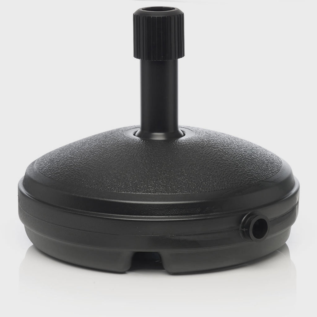Ward Black 32cm Round Parasol Base