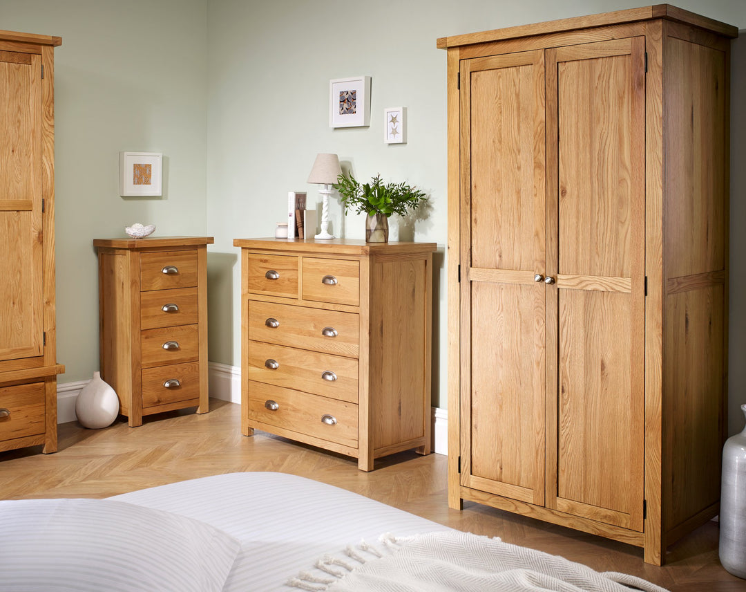 Birlea Woburn 1 Door 1 Drawer Wardrobe (Self Assembly) (DHD)