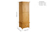 Birlea Woburn 1 Door 1 Drawer Wardrobe (Self Assembly) (DHD)