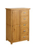 Birlea Woburn 1 Door 5 Drawer Wardrobe (DHD)