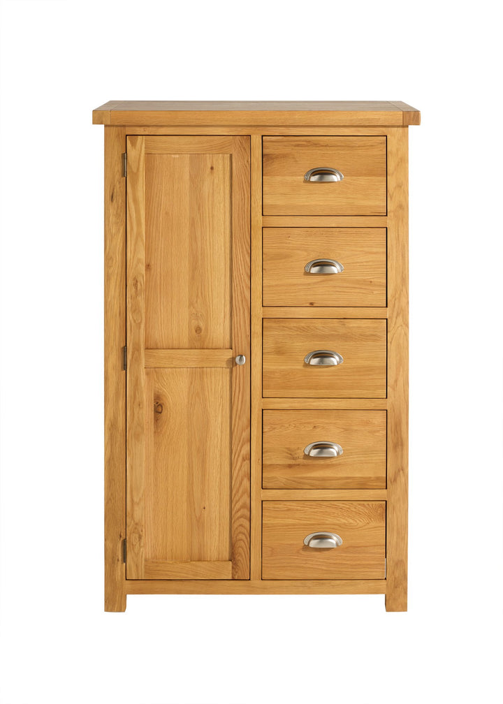 Birlea Woburn 1 Door 5 Drawer Wardrobe (DHD)