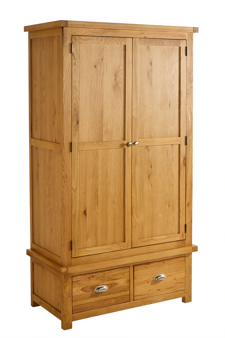 Birlea Woburn 2 Door 2 Drawer Wardrobe (Self Assembly) (DHD)