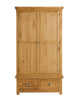 Birlea Woburn 2 Door 2 Drawer Wardrobe (Self Assembly) (DHD)