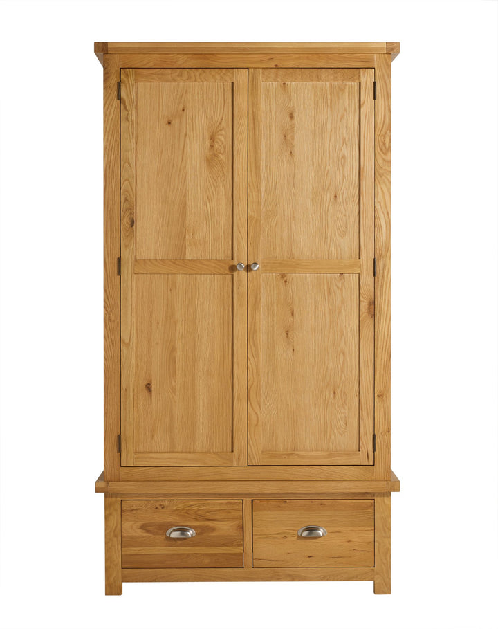 Birlea Woburn 2 Door 2 Drawer Wardrobe (Self Assembly) (DHD)