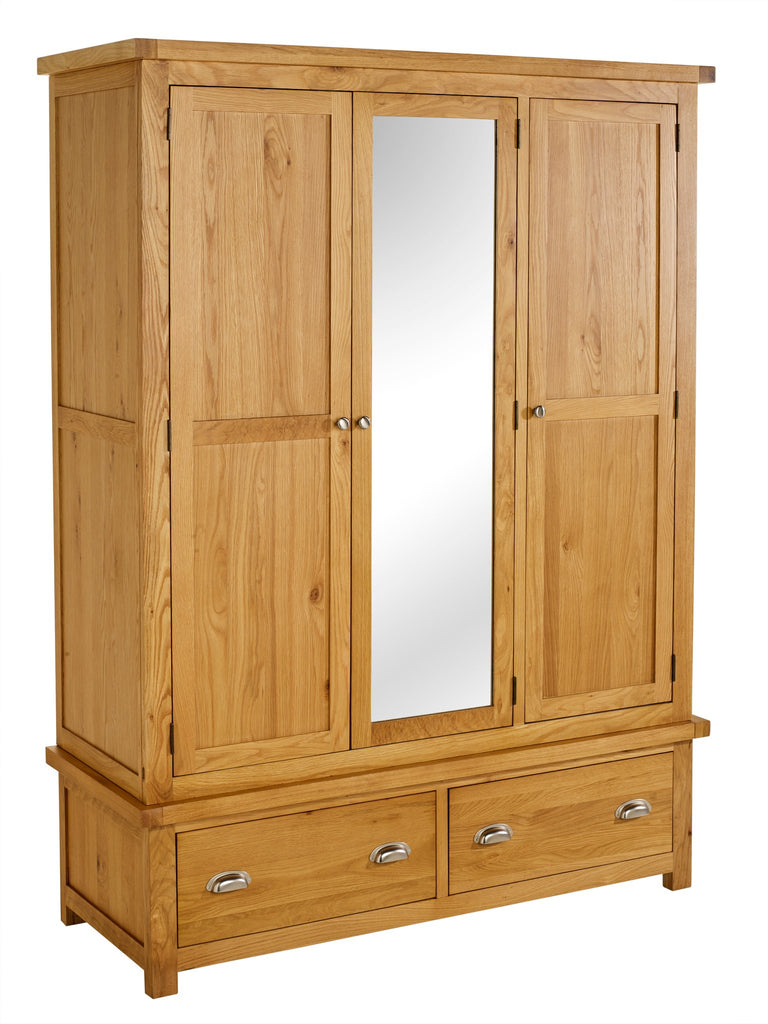 Birlea Woburn 3 Door 2 Drawer Wardrobe (Self Assembly) (DHD)