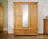 Birlea Woburn 3 Door 2 Drawer Wardrobe (Self Assembly) (DHD)