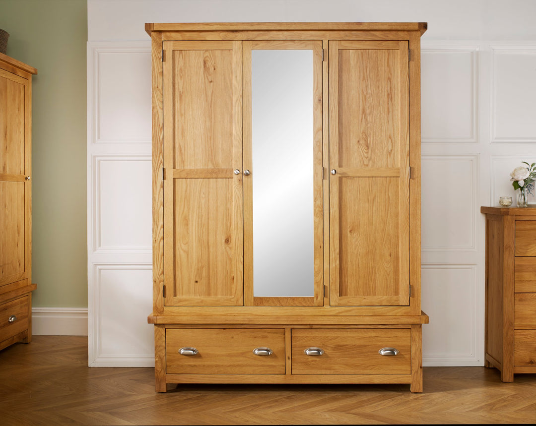 Birlea Woburn 3 Door 2 Drawer Wardrobe (Self Assembly) (DHD)