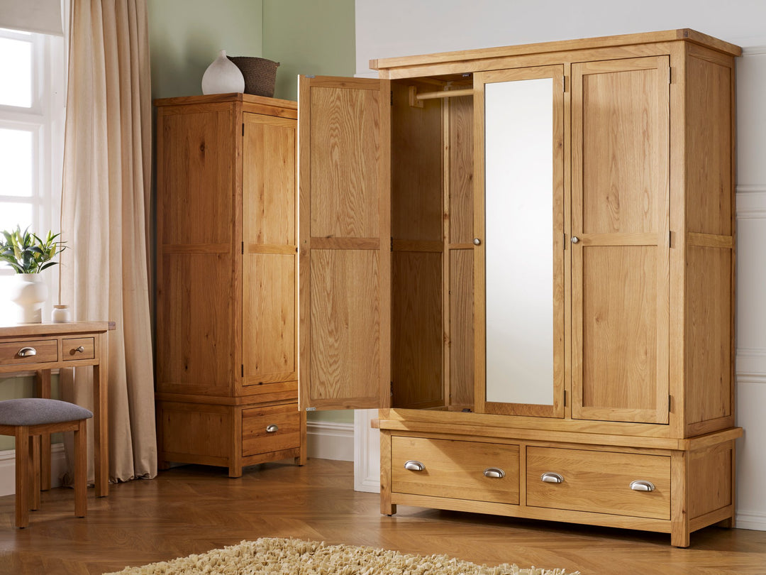 Birlea Woburn 3 Door 2 Drawer Wardrobe (Self Assembly) (DHD)