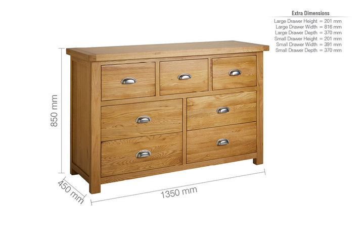 Birlea Woburn 4 + 3 Chest (DHD)