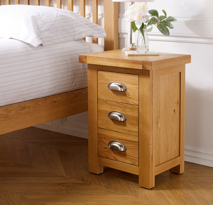 Birlea Woburn Small 3 Drawer Bedside (DHD)