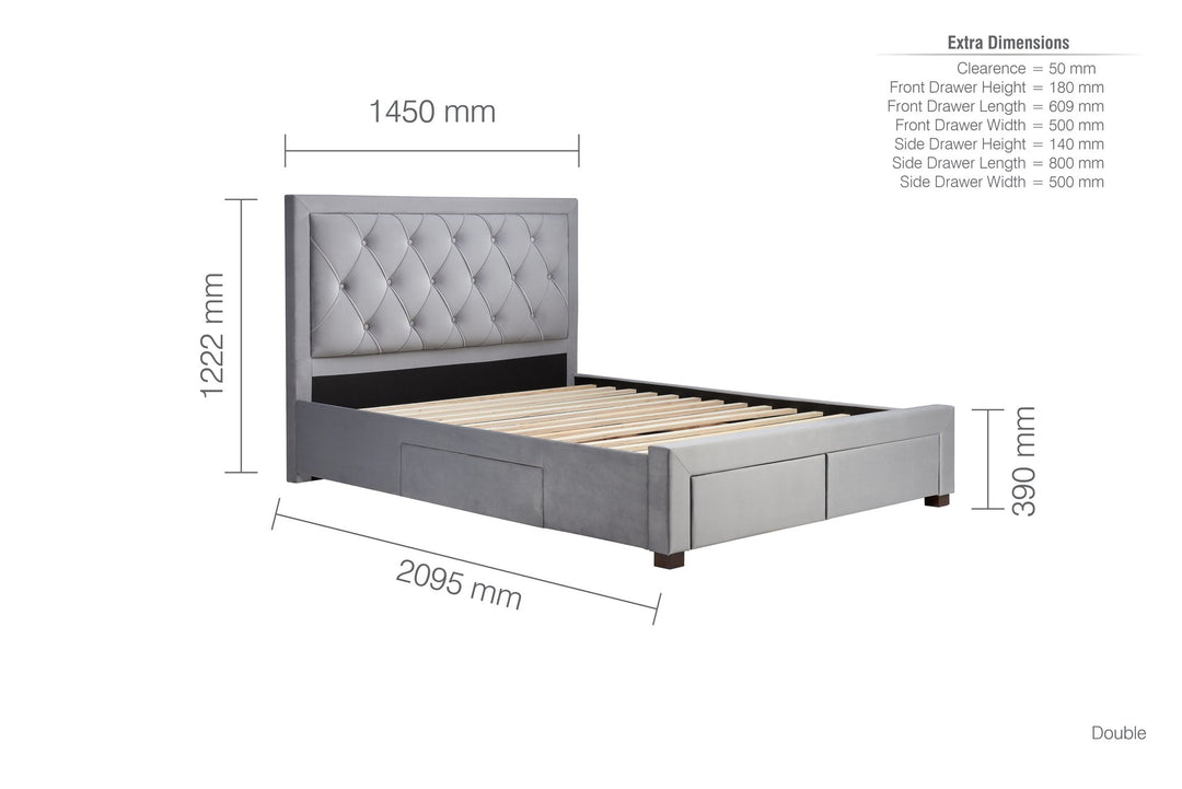 Birlea Woodbury Bed (Self Assembly) (DHD)