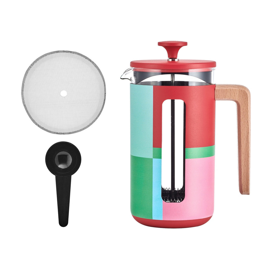 La Cafetière Pisa 8 Cup 1L Stainless Steel Cafetiere, Utopian Lines