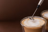 La Cafetière Battery-Powered Milk Frother, Stainless Steel