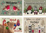 Printed Door Mats 58x40cm in SRP - Assorted Christmas Designs