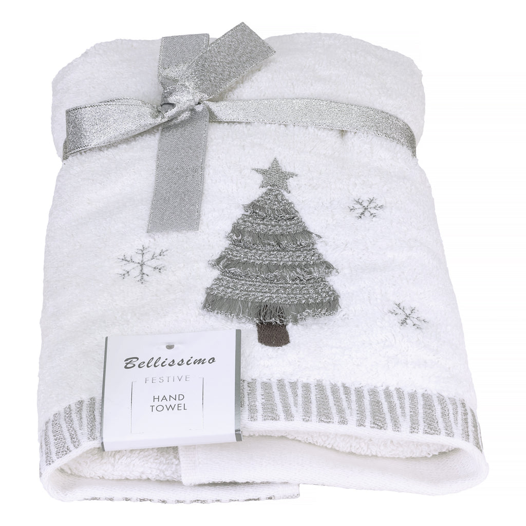 Bellissimo Festive Guest Towel Xmas Tree