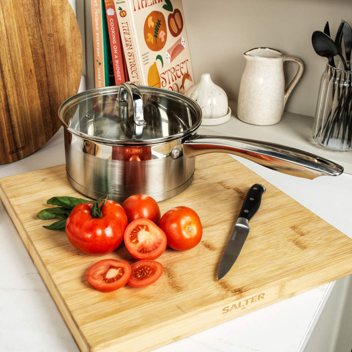 Salter Timeless Collection Stainless Steel 5 Piece Pan Set