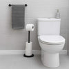 Beldray Swivel Free-Standing Toilet Roll Holder - Black